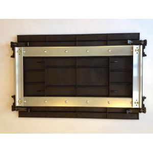 Adjustable Plastic Base ESD Anti Static PCB Magazine Rack For Storage 355 X 320