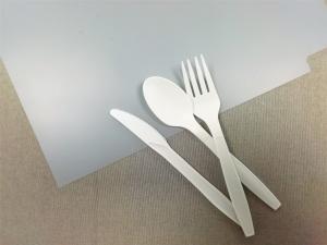 China 7 Inch Pla Cutlery Sets Disposable Biodegradable &amp; Compostable Utensils Perfect Alternative To Plastic Bamboo &amp; Wood factory