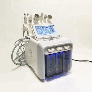 China Newest 6 in 1 Hydrogen Oxygen Water Hydro Dermabrasion Spa Machine Facial Moisturizing Spray Equipment factory