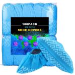 Nonwoven 16.9in Disposable Shoes Cover Waterproof Medical Staff Shoe Cover