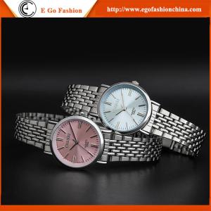 China 026A Pink Watch Blue Sapphire Watches Man Stainless Steel Watch Quartz Watch Women's Watch factory
