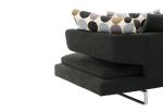 Sectional Corner Modern Upholstered Sofa Set Solid Wood Frame European Style