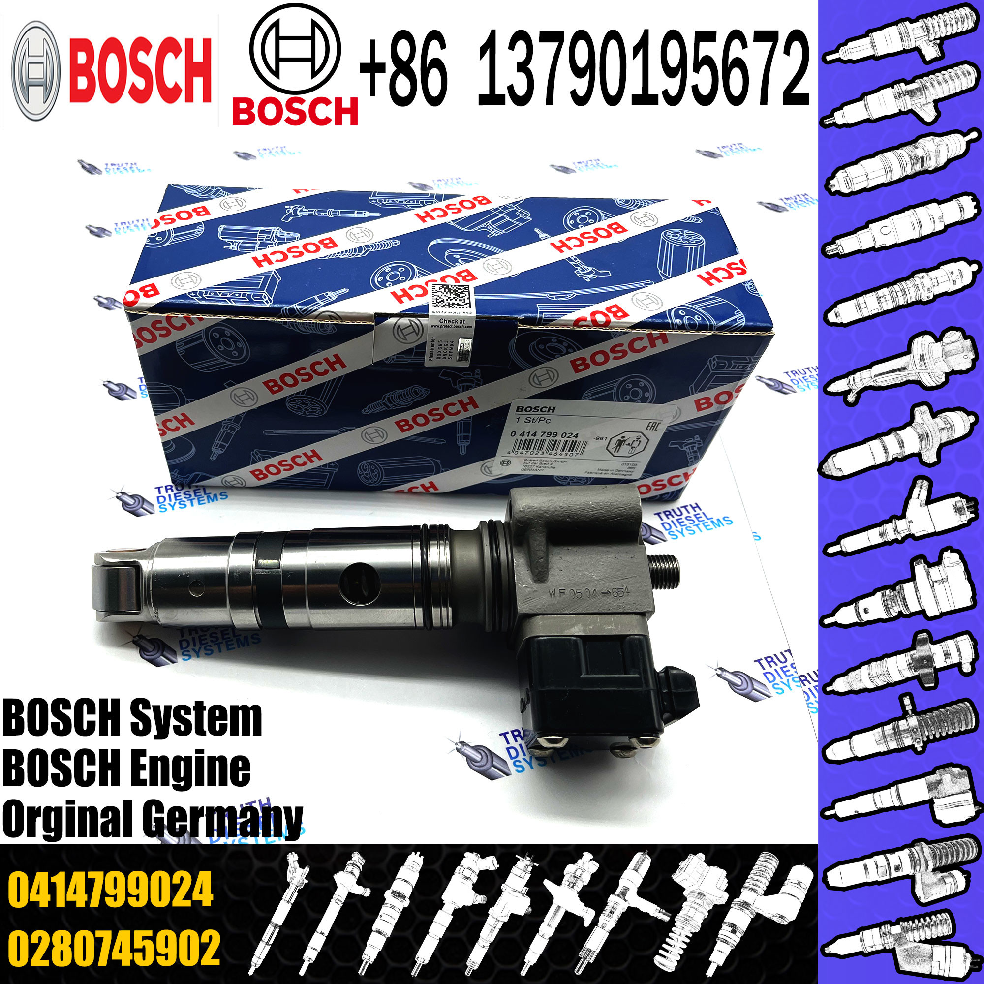 0414799024 Remanufactured EC210B Injection pump 0414799024 799024