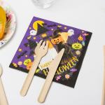 BRC Dinner Paper Napkin Party Sprite Crazy Pumpkin Monster Halloween Theme Party