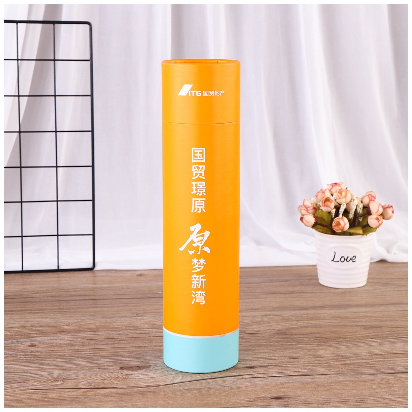 Reusable Ultraportable Eco Friendly Paper Tube Packaging Lightweight
