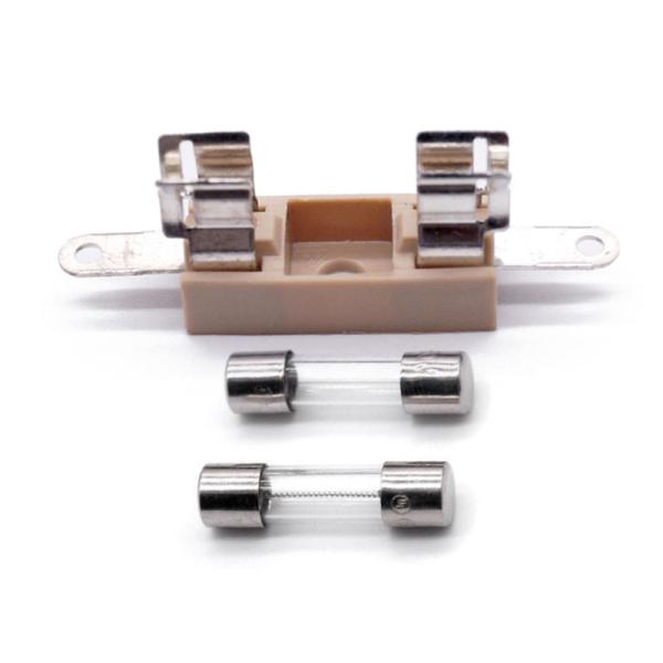 CNAMPFORT XY-15A PCB Mount Fuse Block PTF-10 6.3A 250V For 5x20mm Ceramic