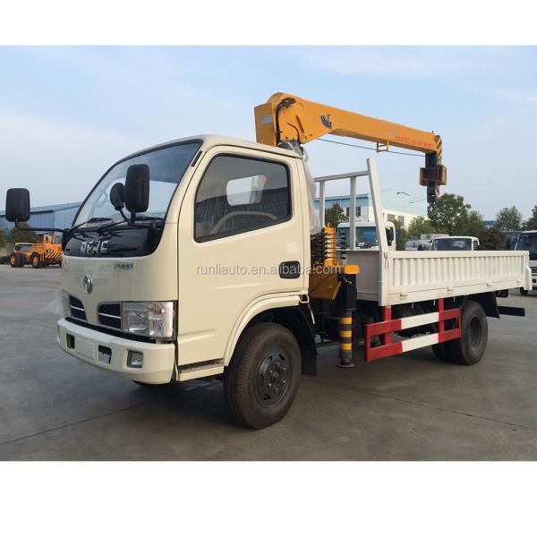 DFAC 3 Ton Knuckle Crane Truck 4X2 Drive Wheel Vehicle Mounted Crane Euro 3