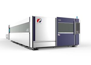 China High Speed Industrial Laser Cutting Machine For Metal Sheet Middle Power To High Power factory