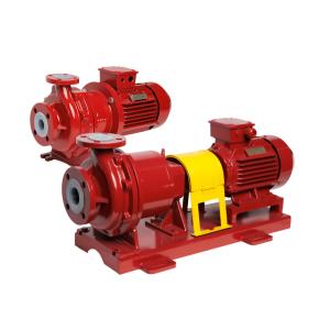 China Fluoropolymer Lined Centrifugal Magnetic Pump For Nitric Acid factory