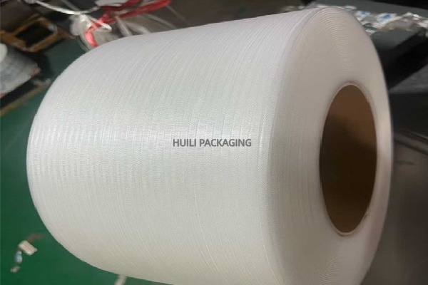 Automatic PP PET strapping 12mm transparent PP packaging straps with cardboard packaging