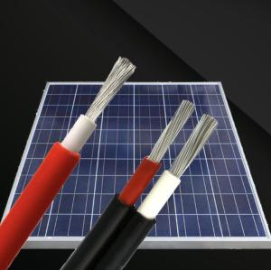China TUV Certified PV1-F 2.5/4/6/10 Square Mm Photovoltaic DC Tinned Copper Pv1f Solar Cable Tuv 2pfg 1169 Pv Cable factory