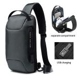 Factory hot OEM custom men travel anti theft shoulder korean style crossbody