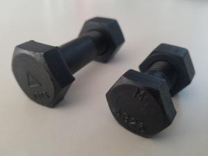 China Heavy Hex ASTM A325 HDG YZP BLACK ZP 800mm Steel Hex Bolt factory