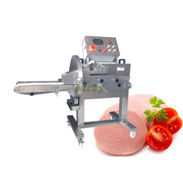 China Neatly Sausage Processing Equipment Cooked Meat Beef Slicing Cutter factory