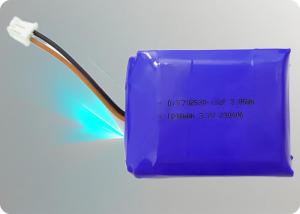 China 1100mAh 3.7 V Lithium Polymer Battery 6A Medical Lithium Batteries factory