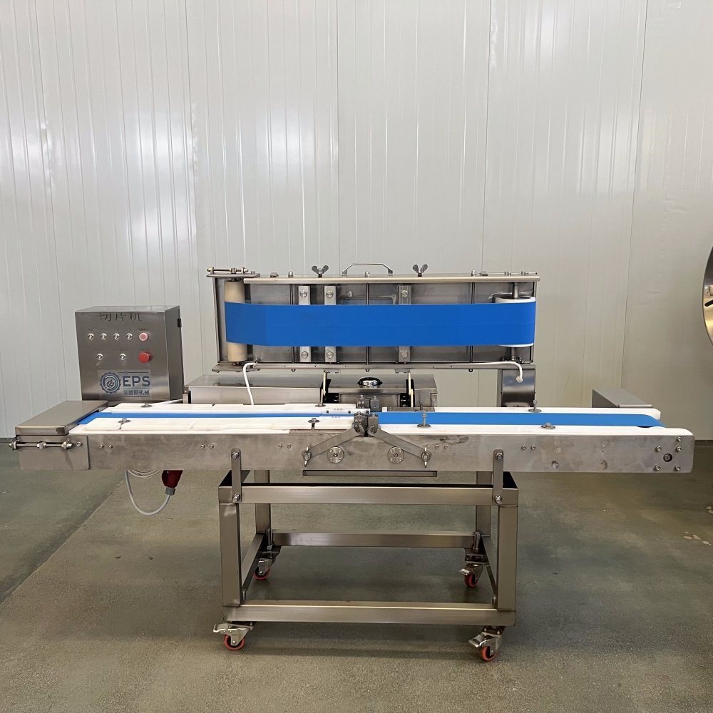 High Efficiency Fully Automatic Commercial Stainless Steel Lamb Roll Frozen Meat Slicer