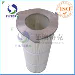 Three Lugs Industry Pleated Filter Cartridge For Painting House , Longlife