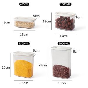 1000ml 1500ml 425ml 2 Oz Clear Plastic Containers With Lids