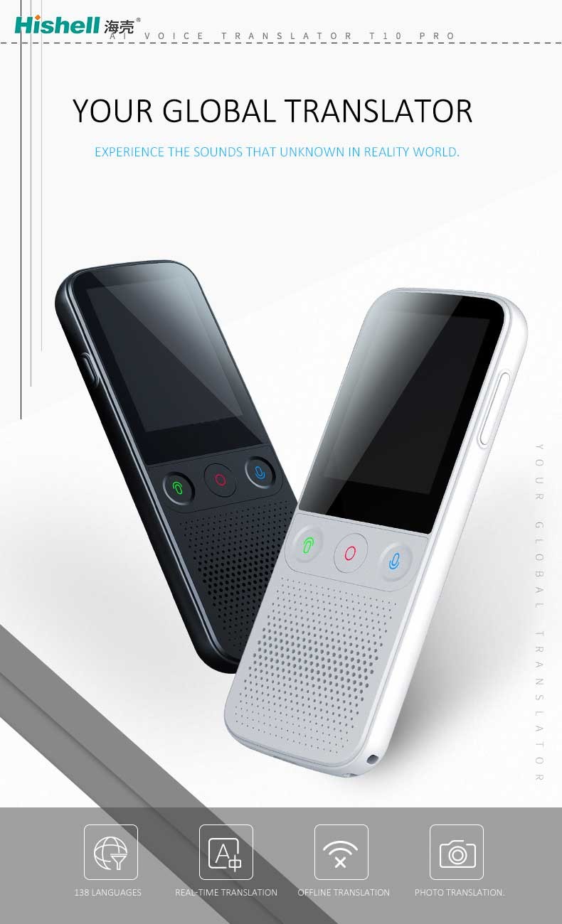RoHS 138 Multi Language Voice Translator , Ultraportable Translation Device Real Time
