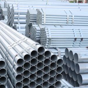 China Q345B Galvanized Steel Pipe 1/2 Inch 3/8 Inch Zinc Coated 300g Surface For Oil Pipelines factory