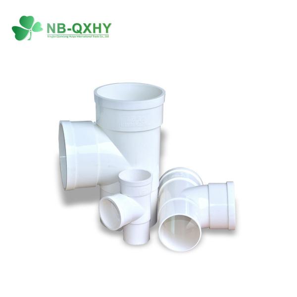 Pn16 Pressure Rating Round Head Code PVC Pipe Fitting for Water Drainage in