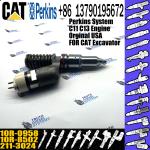 Hot sale fuel common rail injector 211-3024 10R-0958 10R-8502 for Caterpillar