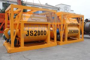 China Self Loading Large Industrial Concrete Mixer, Js2000 Volumetric Cement Mixer factory