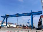 Electric Traveling Single Girder Gantry Crane 10 Ton Radio Remote Control