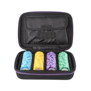 China Waterproof EVA Poker Chips Case With Rubber Zipper factory