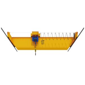 China Remote Control Top Running Control Type 5 Ton Cross Travel Overhead Crane factory