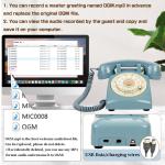 Special Day Wedding Phone Guest Book Blue Charging Wedding Guest Audio Book