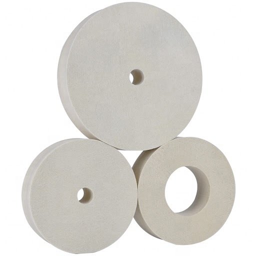 BOKE Factory high quality glass polishing spiral felt wheel for beveling machine