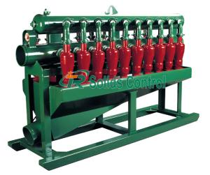 China Large Capacity Drilling Mud Desilter Hydrocyclone Solids Control Equipment factory