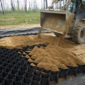 China 50mm - 300mm Height Geocell For Slope Protection, HDPE Geocell For Driveway factory