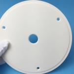 Tolerance 0.5mm Custom Ceramic Parts Step Perforated Alumina Ceramic Sheet