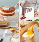 37.6*3.1cm Stainless Steel Cake Spatula For Cake Decorating