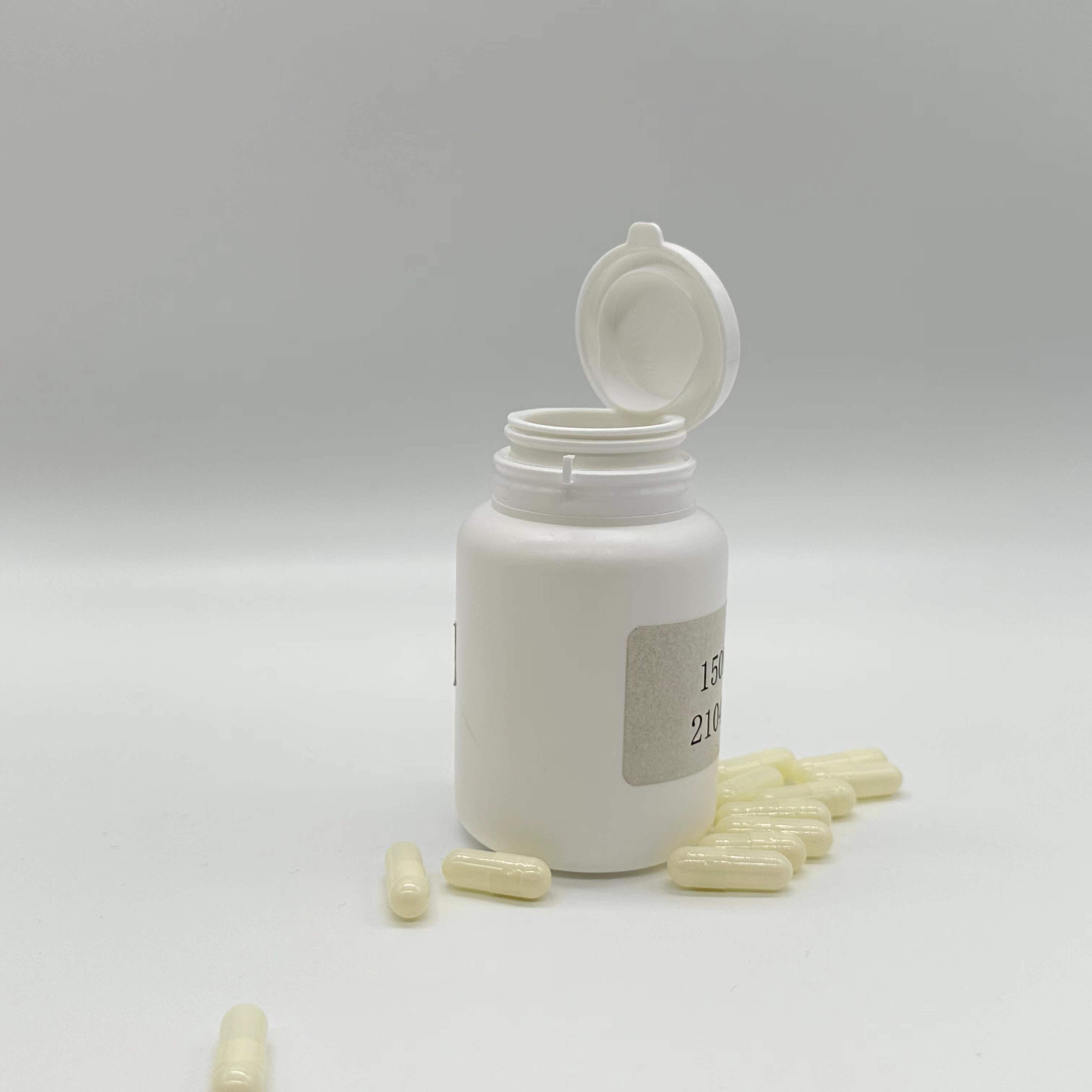 Sealed Tearing off Cap Plastic Medicine Capsule Supplement Bottles for 150ml Capacity