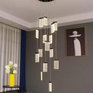 China Bright Hotel Wedding Modern Crystal Pendant Light Length 20cm factory