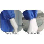 Logo Printing-Free Waterproof Zipper-Style Protective Coverall with Heat Taped