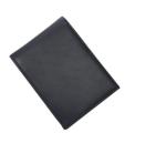 Black Stylish Leather Wallet With Credit Card Holder And Money Clip Purse