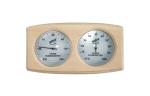Double table Sauna Wooden Thermo Hygrometer Steam Sauna Heater Accessories