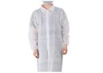 30gsm Nonwoven Disposable Laboratory Coats With Pockets