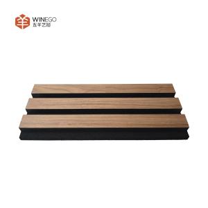 China Wood Slat Acoustic Panels for Enhanced Sound Absorption and Natural Aesthetic Appeal factory