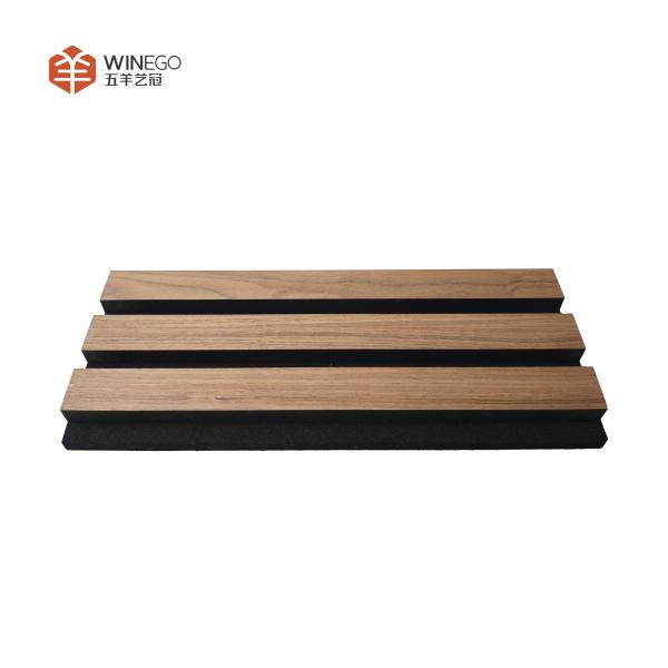 Wood Slat Acoustic Panels for Enhanced Sound Absorption and Natural Aesthetic