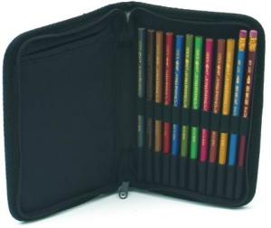 China Elegant Design Folding Artist Painting Portfolio Brush Travel Holder Durable factory