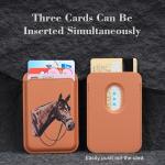 Business N52 Magnetic Phone Wallet With PU Leather Material