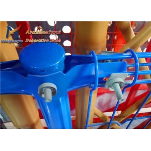 Roll Top Security Fencing Wire Mesh Panels 1200mm School Playground