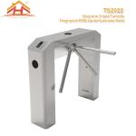 Entry Waist High Access Control Turnstile Barrier Gate , Subway Tripod Access