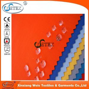 China CVC Cotton Polyester Water Oil Retardant Fabric / Flame Resistant Textiles factory