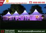 Big Wedding Luxury Camping Tent Waterproof Square Roll Up Windows With Mosquito